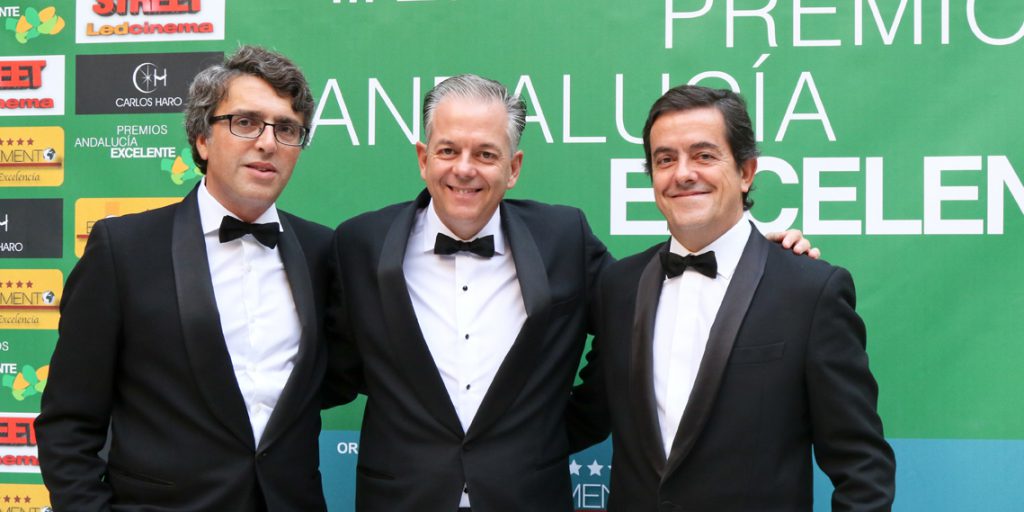 José Juan Piñero, Valentín Rangel y Mariano Morera